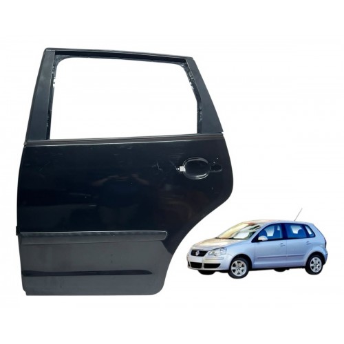 Porta Traseira Esquerda Vw Polo 2004 200...