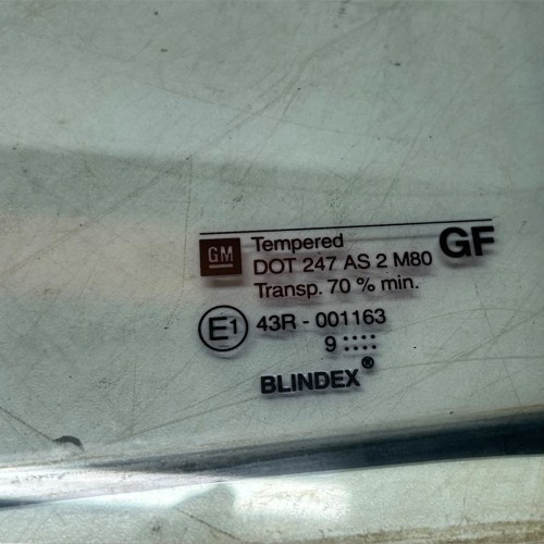 Vidro Fixo Porta Traseira Esquerda Gm Astra 1999 Á 2005