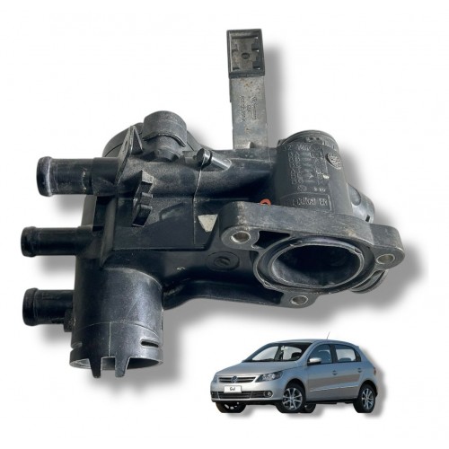 Carcaça Válvula Termostática Vw Gol V...