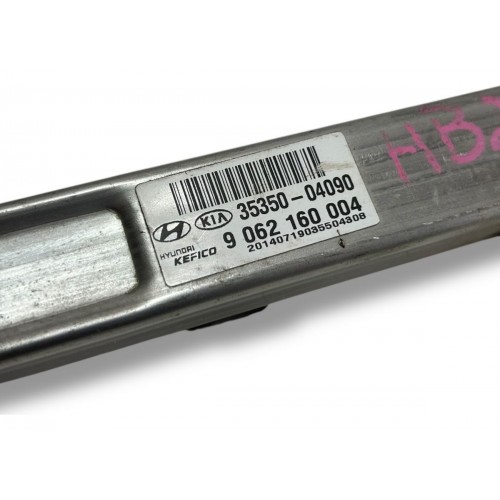 Flauta Dos Bicos Injetores Hyundai Hb20 1.0 3cc 2013 Á 2017