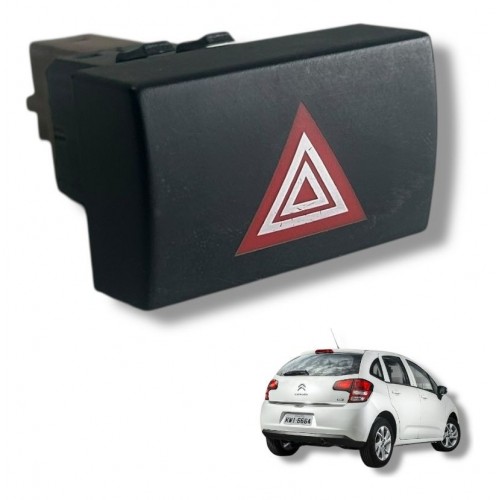 Botão Pisca Alerta Citroen C3 2013 2014...