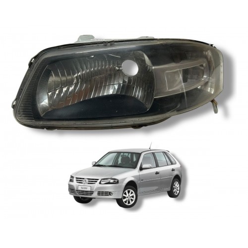 Farol Lado Esquerdo Vw Gol G4 2007 2008 ...