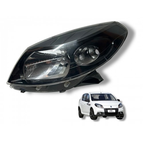 Farol Lado Esquerdo Renault Sandero 2012...