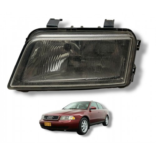 Farol Lado Esquerdo Audi A4 1997 1998 19...