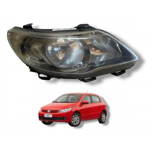 Farol Lado Direito Vw Gol G5 2009 2010 2...