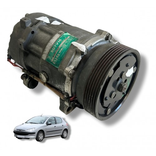 Compressor De Ar Peugeot 206 1.4 2006 20...