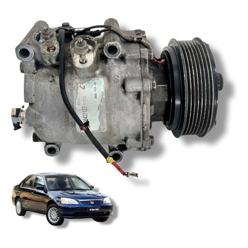 Compressor De Ar Condicionado Honda Civic 1.7 2003 Á 2006