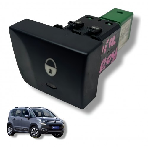 Botão Trava Destrava Porta Citroen Aircross 2014 2015 2016