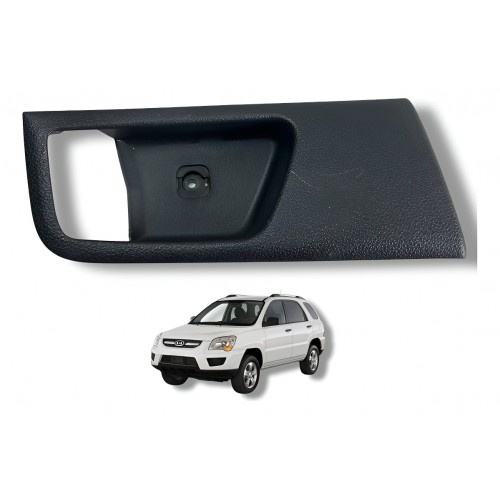 Moldura Maçaneta Interna Traseira Esquerda Kia Sportage 2009 Preto