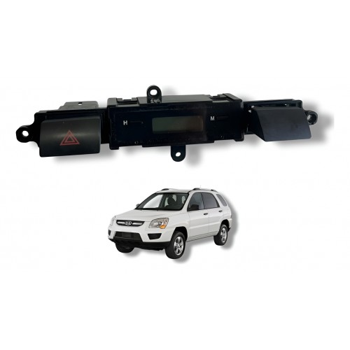 Relógio Digital Botão Pisca Alerta Sportage 2009 2010