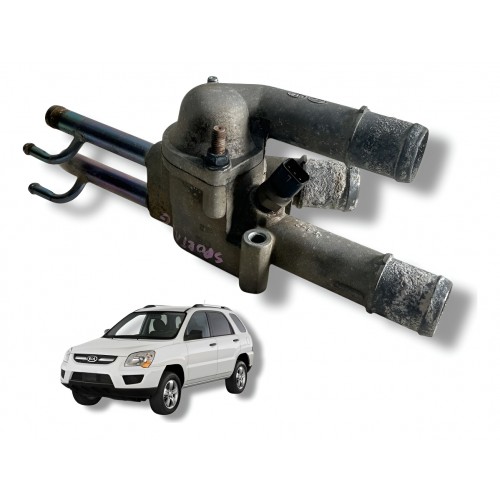 Carcaça Válvula Termostática Kia Sportage 2.0 2008 2009