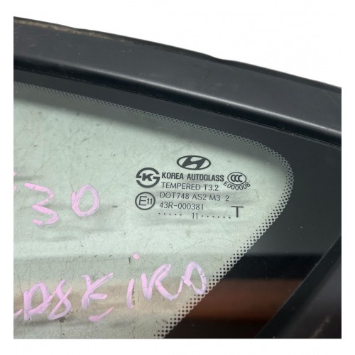Vidro Fixo Traseiro Esquerdo Hyundai I30 2009 2010 2011