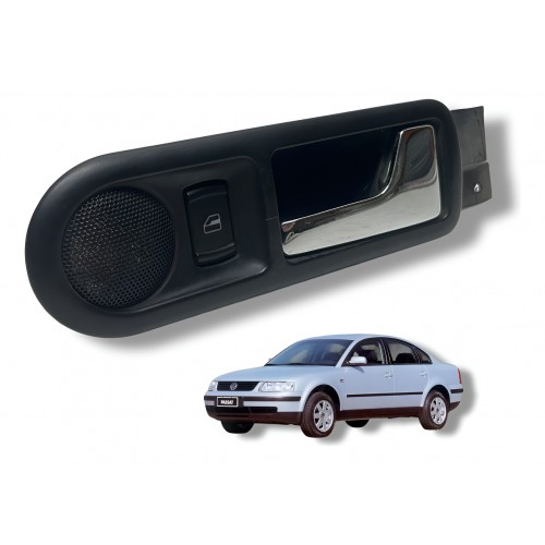 Maçaneta Interna Traseira Direita Vw Passat Alemão 1998 1999 Preto