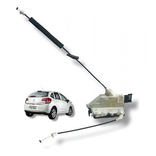 Fechadura Elétrica Dianteira Direita Citroen C3 2014 2015