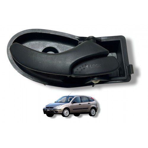 Maçaneta Interna Dianteira Direita Ford Focus 2004 2005 Preto