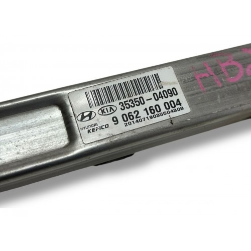 Flauta Dos Bicos Injetores Hyundai Hb20 1.0 3cc 2013 Á 2017