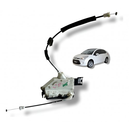 Fechadura Elétrica Traseira Direita Citroen C3 2014 2015