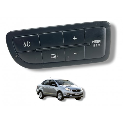 Botão Farol De Milha Desembaçador Fiat Grand Siena 2012 2013