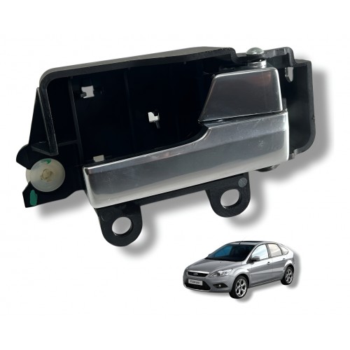 Maçaneta Interna Traseira Direita Ford Focus 2010 2011 Prateado