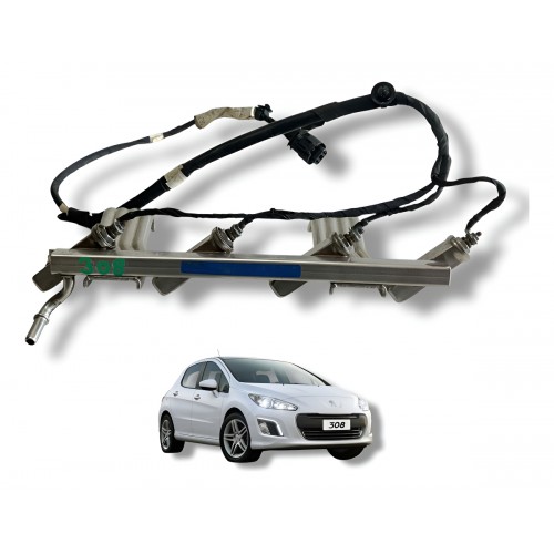 Flauta Dos Bicos Injetores Peugeot 308 1.6 2013 2014 2015
