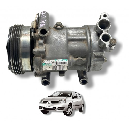 Compressor Ar Condicionado Renault Clio 1.0 16v 2005 Á 2008