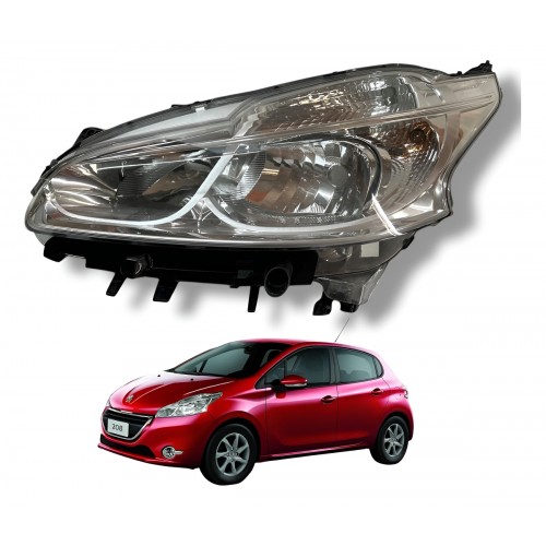 Farol Lado Esquerdo Peugeot 208 2014 2015 2016 9677327180