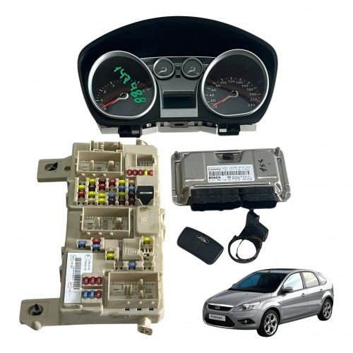 Kit Code Modulo Injeção Ford Focus 2.0 16v Duratec Aut. 2012