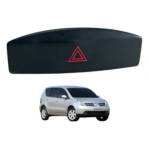 Botao Pisca Alerta Nissan Livina 2009 2010 2011 2012 2013