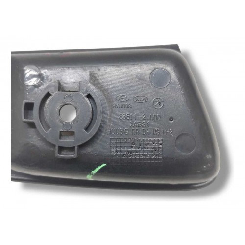 Moldura Maçaneta Interna Traseira Esquerda Hyundai I30 2010 Preto