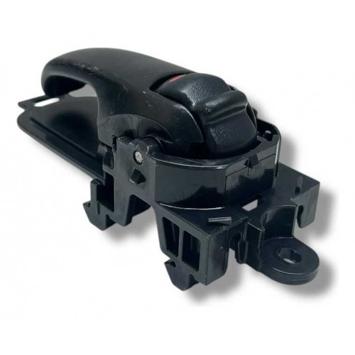Maçaneta Interna Dianteira Esquerda Nissan Tiida 2010 2011 - Preto - Dianteira