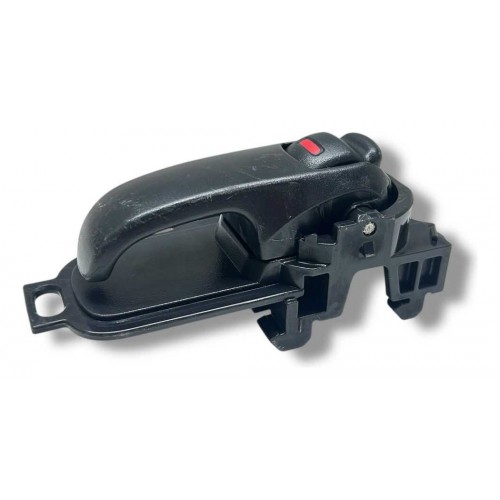 Maçaneta Interna Dianteira Esquerda Nissan Tiida 2010 2011 - Preto - Dianteira