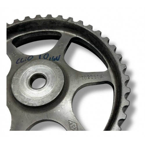 Polia Comando Válvula Renault Clio Logan 1.0 16v 2007 2008 - Preto Polia Comando Válvula Renault Clio Logan 1.0 16v 2007 2008 - Preto